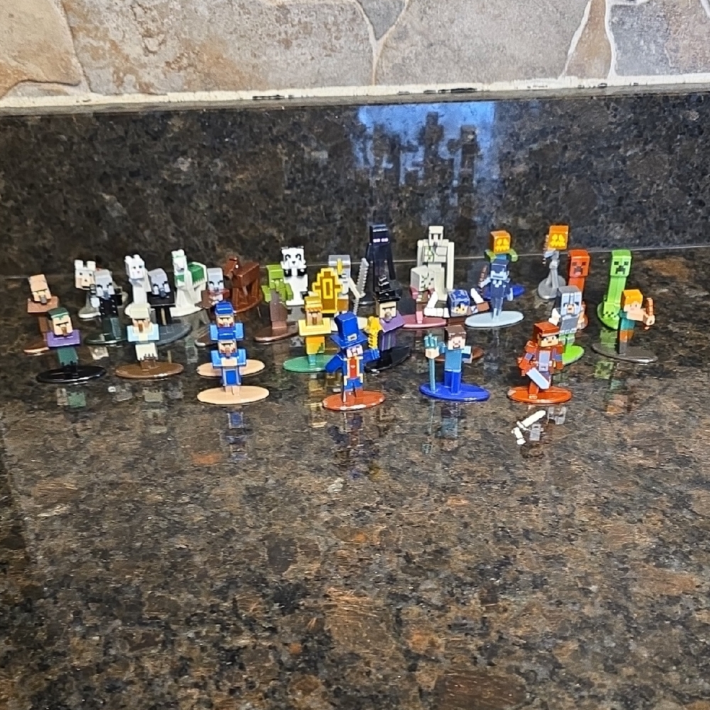 31 Minecraft Nano Figures Lot